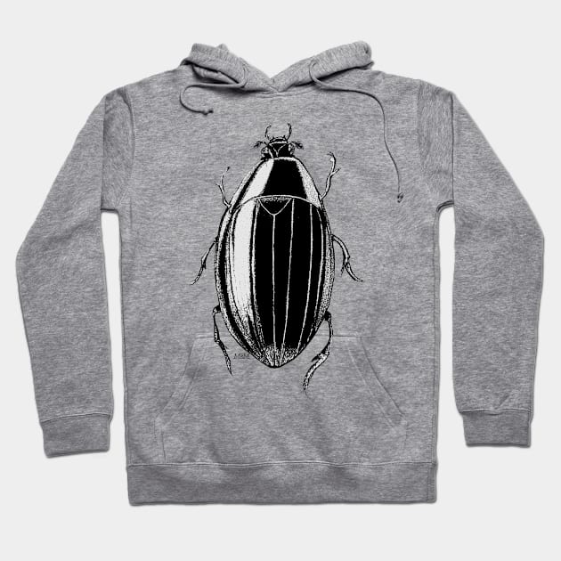 Swim Beetle Hoodie by msmart